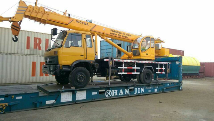 沃爾華集團(tuán)12噸汽車起重機(jī)順利出口泰國 沃爾華集團(tuán)12噸汽車起重機(jī)順利出口泰國